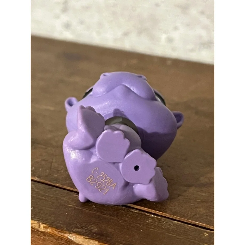 Hasbro Littlest Pet Shop LPS Purple Hippopotamus #3-158 Glittery Icing Sprinkles